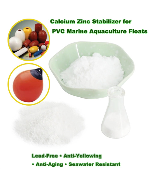 PVC floats heat stabilizer ca-zn Calcium Zinc Stabilizer for PVC Marine Aquaculture Floats & Buoys
